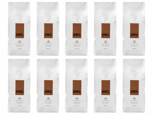 מארז 10 ק״ג פולי קפה 100% ערביקה – Daneel Coffee