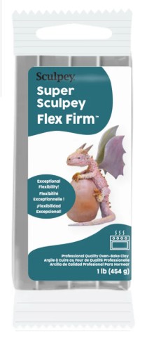חימר פולימרי מקצועי Super Sculpey FLEX FIRM