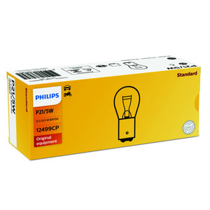  נורה PHILIPS 21/5W 12V P21/5W עם בסיס 2 מגע