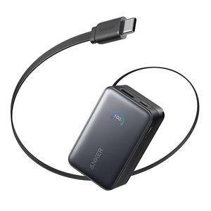 סוללת גיבוי ניידת Anker Nano 45W built-In USB-C Cable 10000mAh 