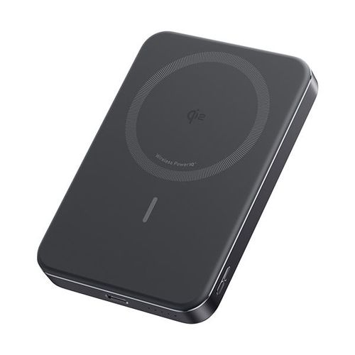 סוללת גיבוי אלחוטית Anker MagGo 10K Magnetic Wireless 10000mAh בצבע שחור