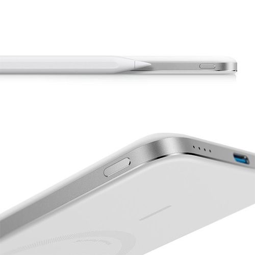 סוללת גיבוי אלחוטית Anker Nano Slim 5000mAh בצבע לבן