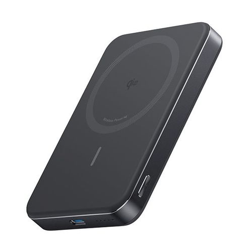 סוללת גיבוי אלחוטית Anker MagGo 10K Magnetic Wireless 10000mAh בצבע שחור