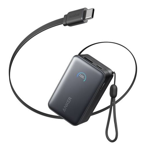 סוללת גיבוי ניידת Anker Nano 45W built-In USB-C Cable 10000mAh 