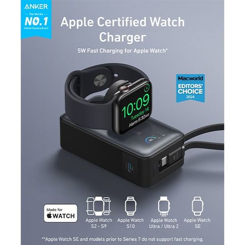 סוללת גיבוי ניידת Anker MagGo Power Bank 10000mAh