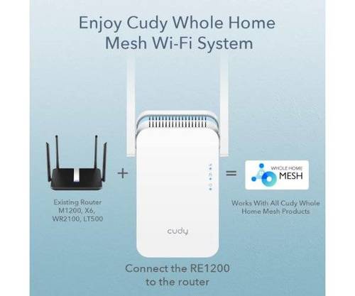 מגדיל טווח | Cudy AC1200 Mesh | WiFi Extender