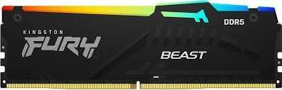 ז.לנייח | KINGSTON FURY BEAST RGB | 32GB | DDR5 | 6000MHZ CL30 EXPO XMP