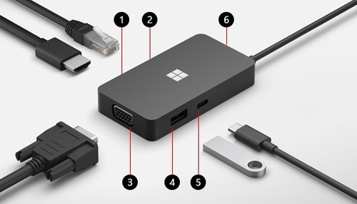 Microsoft | USB-C Travel Hub