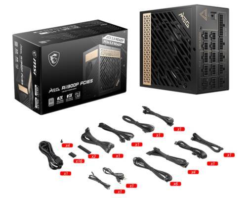 MSI MEG Ai1300P PCIE5 80+ PLATINUM