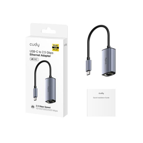 מתאם רשת USB-C ל-2.5G Cudy UE25C