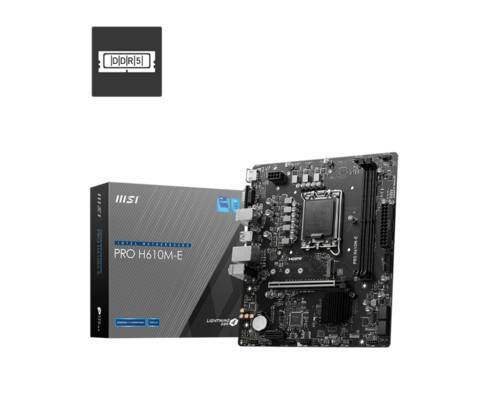 לוח אם | MSI PRO H610M-E | DDR5