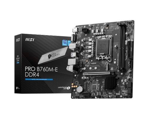 לוח אם | MSI PRO B760M-E | DDR4