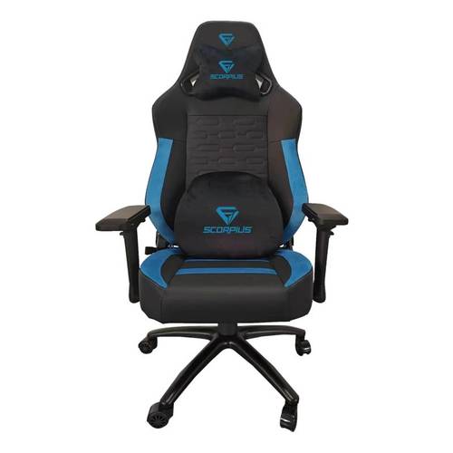מושב גיימינג שחור כחול | SCORPIUS PROFESSIONAL