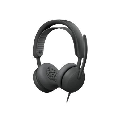 אוזניות חוטיות דגם | Zone | Wired 2 בצבע אפור מבית Logitech