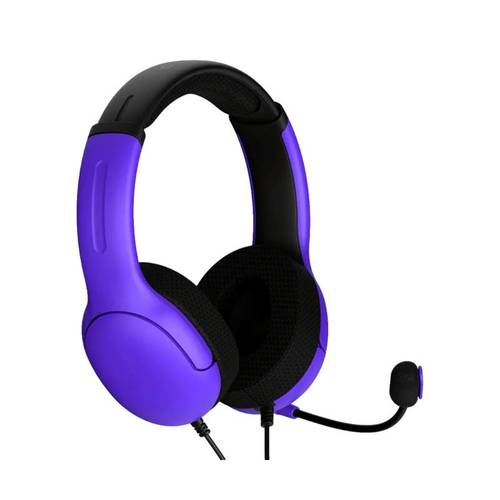 אוזניות חוטיות דגם | PDP Airlite ל-PS5 בצבע סגול מבית Turtle B