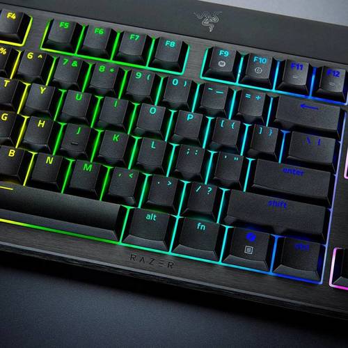 RAZER BLACKWIDOW V4 LOW-PROFILE TENKEYLESS HYPERSPEED – מקלד