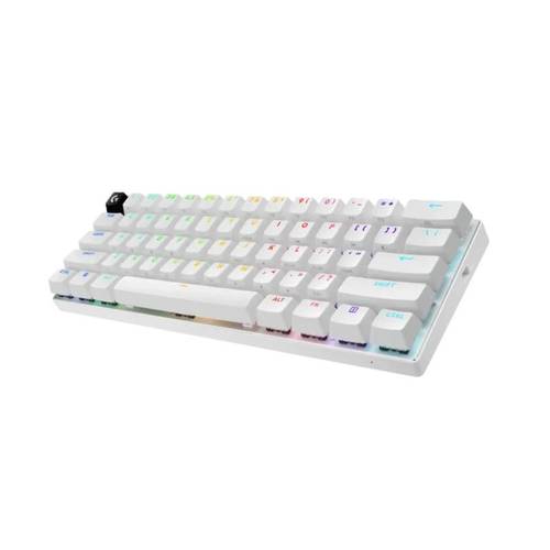 מקלדת גיימינג אלחוטית | –Logitech G Pro X 60 TKL בצבע לבן