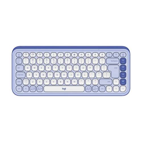 מקלדת אלחוטית בצבע לילך | LOGITECH POP ICON KEYS