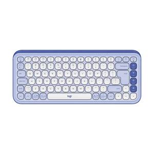 מקלדת אלחוטית בצבע לילך | LOGITECH POP ICON KEYS