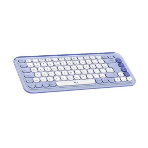 מקלדת אלחוטית בצבע לילך | LOGITECH POP ICON KEYS