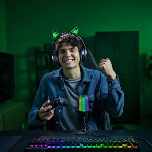 RAZER KRAKEN KITTY V3 – אוזניות גיימינג אלחוטיות שחור