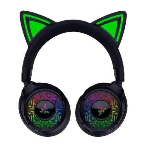 RAZER KRAKEN KITTY V3 – אוזניות גיימינג אלחוטיות שחור