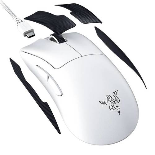 עכבר גיימינג אלחוטי | RAZER DEATHADDER V3 PRO – לבן