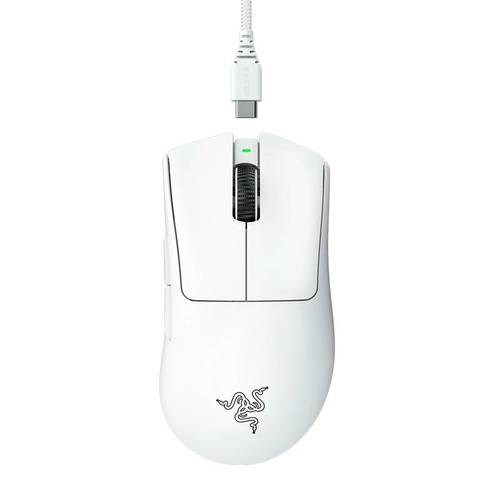 עכבר גיימינג אלחוטי | RAZER DEATHADDER V3 PRO – לבן