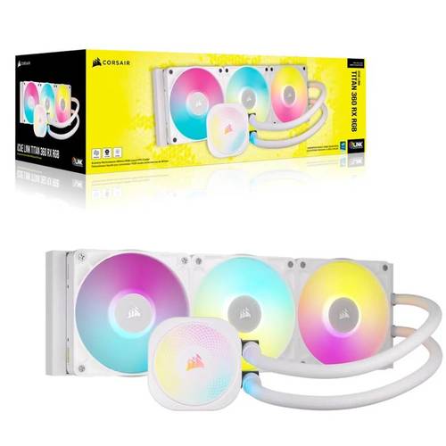 קירור נוזלי למעבד | CORSAIR iCUE LINK TITAN 360 RX RGB כולל של