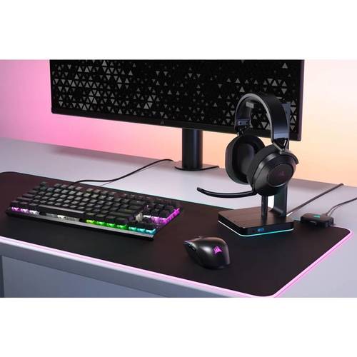 אוזניות גיימינג אלחוטיות | CORSAIR HS65 SURROUND 7.1 – שחור