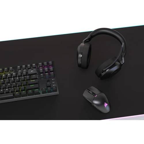 אוזניות גיימינג אלחוטיות | CORSAIR HS65 SURROUND 7.1 – שחור