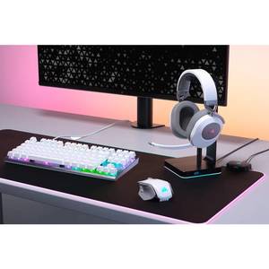 אוזניות גיימינג אלחוטיות | CORSAIR HS65 SURROUND 7.1 – לבן