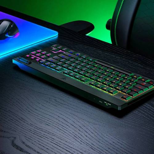 RAZER BLACKWIDOW V4 LOW-PROFILE TENKEYLESS HYPERSPEED – מקלד