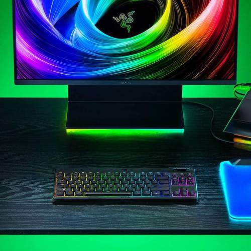 RAZER BLACKWIDOW V4 LOW-PROFILE TENKEYLESS HYPERSPEED – מקלד