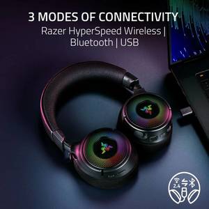 אוזניות אלחוטיות | RAZER KRAKEN V4 | Wireless RGB