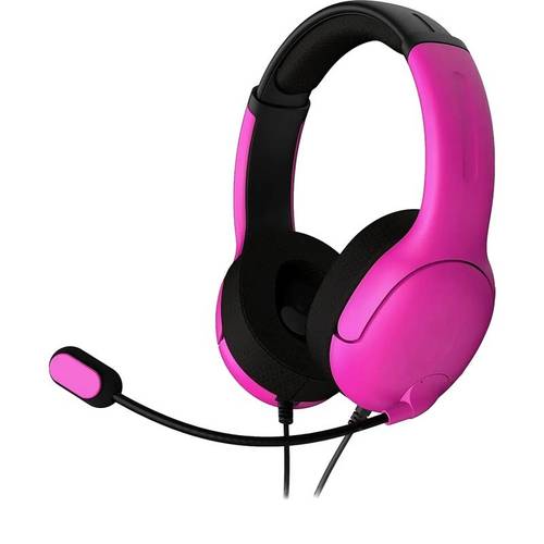 אוזניות חוטיות דגם | PDP Airlite ל-PS5 בצבע ורוד מבית Turtle B