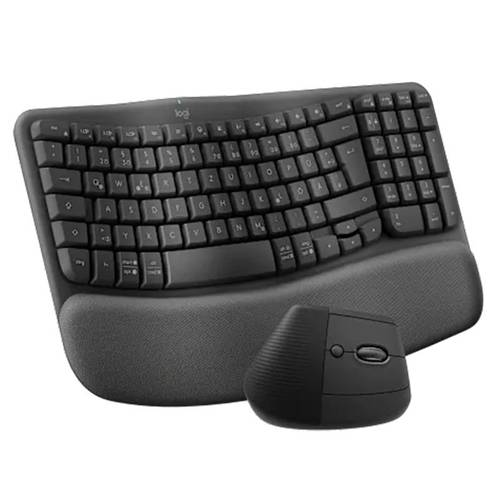 Logitech Wave Keys & Lift Combo Graphite – סט מקלדת ועכבר