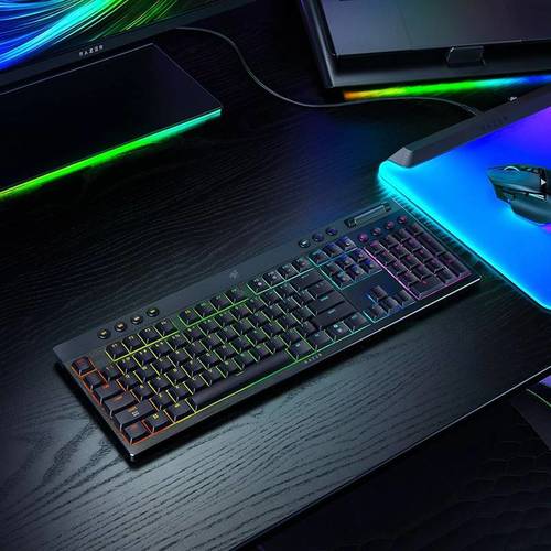 RAZER BLACKWIDOW V4 LOW-PROFILE HYPERSPEED – מקלדת מכנית אלח
