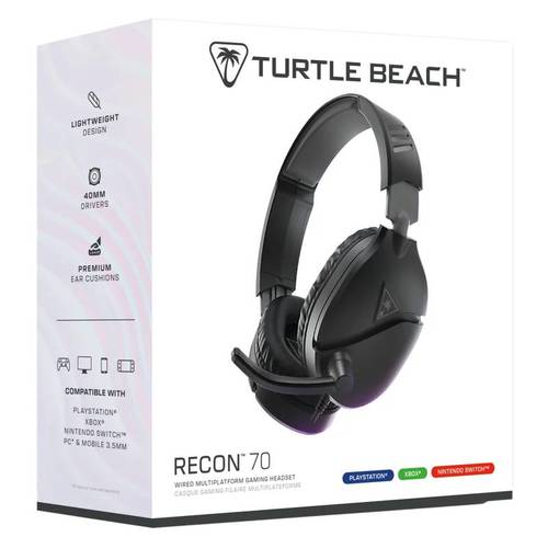 אוזניות גיימינג | TURTLE BEACH RECON 70 Multi-Platform 2024 –