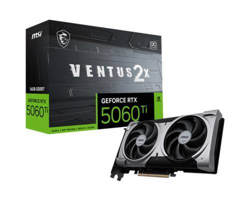 כרטיס מסך | MSI RTX 5060 Ti 16G VENTUS 2X OC PLUS
