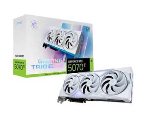 כרטיס מסך | RTX 5070 Ti 16G GAMING TRIO OC WHITE MSI
