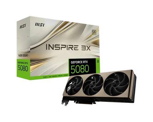 כרטיס מסך | RTX 5080 16G INSPIRE 3X OC