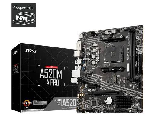 לוח אם | MSI A520M-A PRO