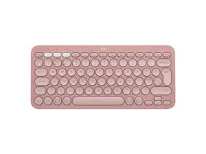 מקלדת | Logitech PEBBLE KEYS 2 K380S- צבע ורוד
