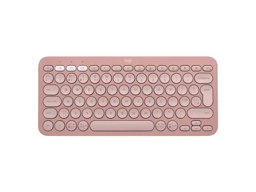 מקלדת | Logitech PEBBLE KEYS 2 K380S- צבע ורוד