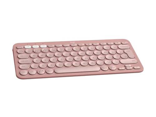 מקלדת | Logitech PEBBLE KEYS 2 K380S- צבע ורוד