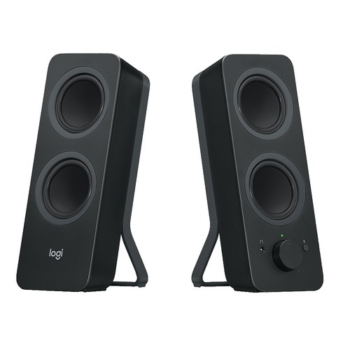 רמקולי סטריאו בלוטוס | Z207 למחשב מבית Logitech שחור