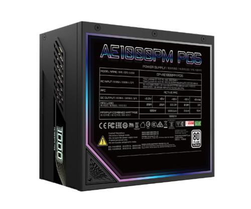 ספק כוח | AORUS ELITE P1000W 80 Plus Platinum Modular | PCIe 5.0