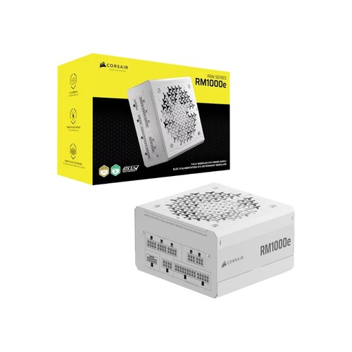 ספק כוח דגם | RM1000e - Fully Modular Low-Noise | ATX בצבע לבן מ