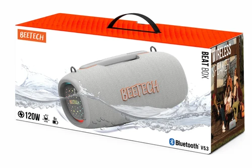 רמקול בלוטות' דגם BeatBox 120W מבית BeeTech בלוטוס נייד